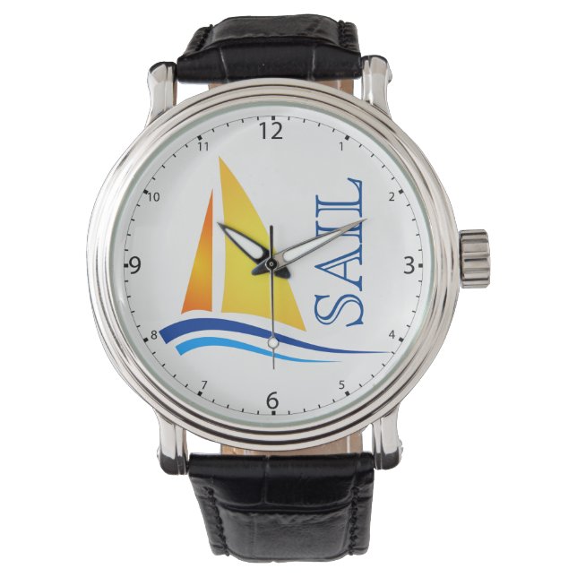 Reloj De Pulsera Nautical Sail Modern (Anverso)