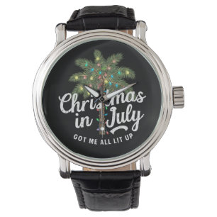 Reloj De Pulsera Navidad en Julio Me Tiene Todo Encendido 