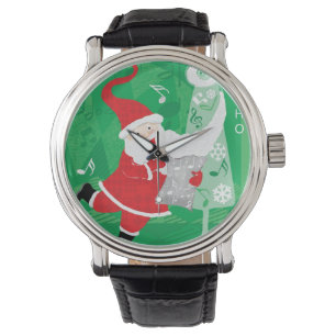 Reloj De Pulsera Navidades, cantando y bailando Santa Claus
