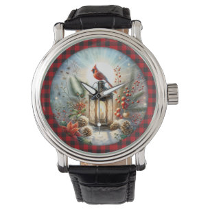 Reloj De Pulsera Navidades Cardenal recuerda a una linterna querida