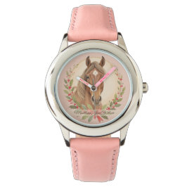 Reloj De Pulsera Navidades Chicas de caballos