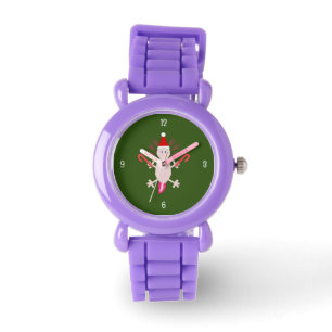 Reloj De Pulsera Navidades de Cute Axolotl