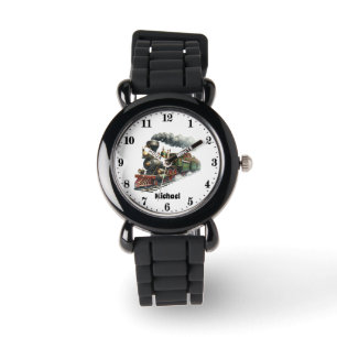 Reloj De Pulsera Navidades de niños festivos añaden nombre