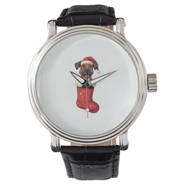 Reloj De Pulsera Navidades del Boxer (Anverso)