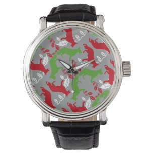 Reloj De Pulsera Navidades del Pastor Alemán
