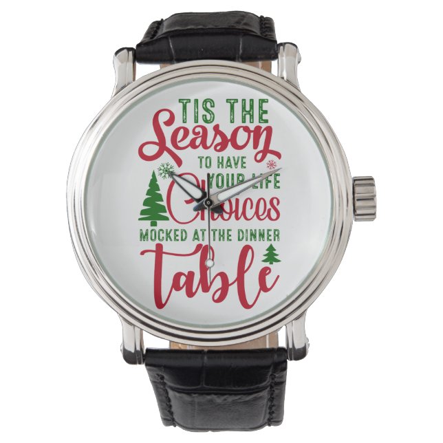 Reloj De Pulsera Navidades diseñan la temporada de elecciones (Anverso)