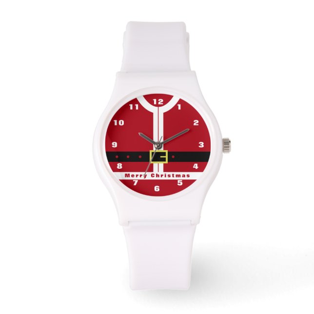 Reloj De Pulsera Navidades divertidos de Santa Watch (Anverso)