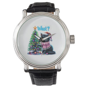 Reloj De Pulsera Navidades divertidos gatitos ¿qué pasa con el Pega