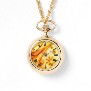 Reloj De Pulsera Navidades dorados copos de nieve