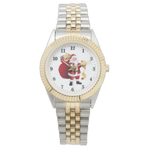 Reloj De Pulsera Navidades festivos Santa Holiday