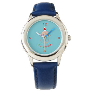 Reloj De Pulsera Navidades Fiesta Jellyfish Niños Watch