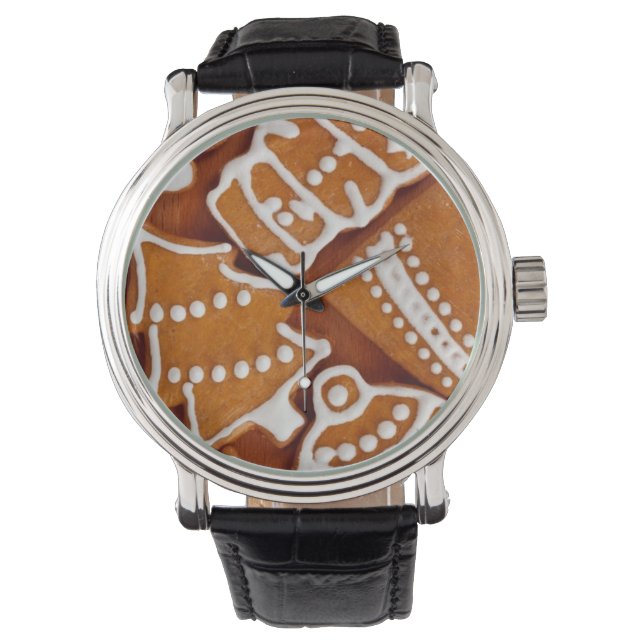 Reloj De Pulsera Navidades Gingerbread Biscuits (Anverso)