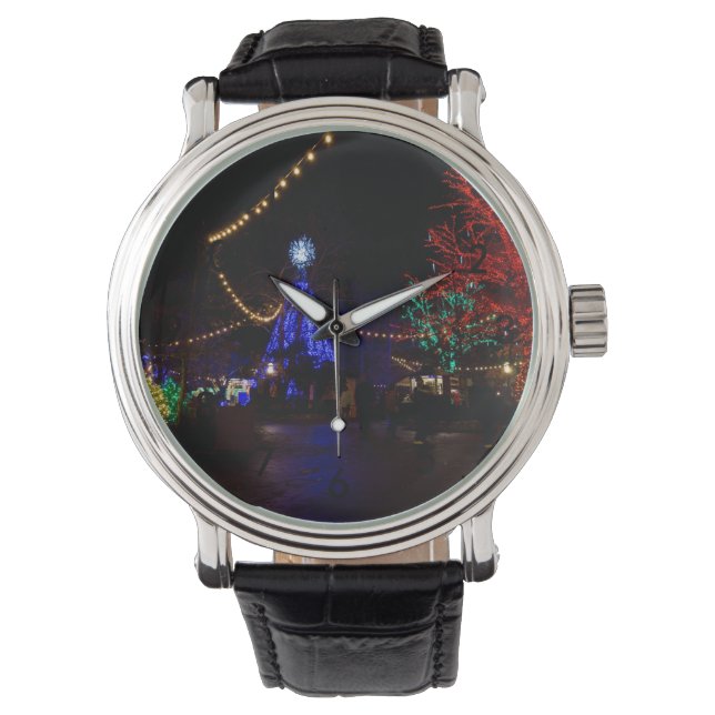 Reloj De Pulsera Navidades Lights Galore (Anverso)