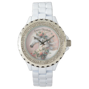 Reloj De Pulsera Navidades mágicos caballo de Año Nuevo