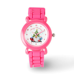 Reloj De Pulsera Navidades miran Gnome con regalos
