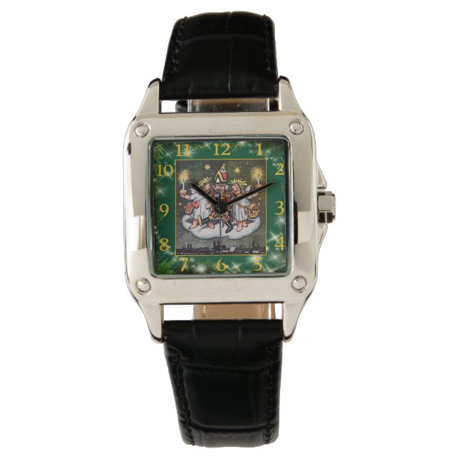 Reloj De Pulsera Navidades Nutcracker ~ Angels ~ Hermann Stockmann (Anverso)