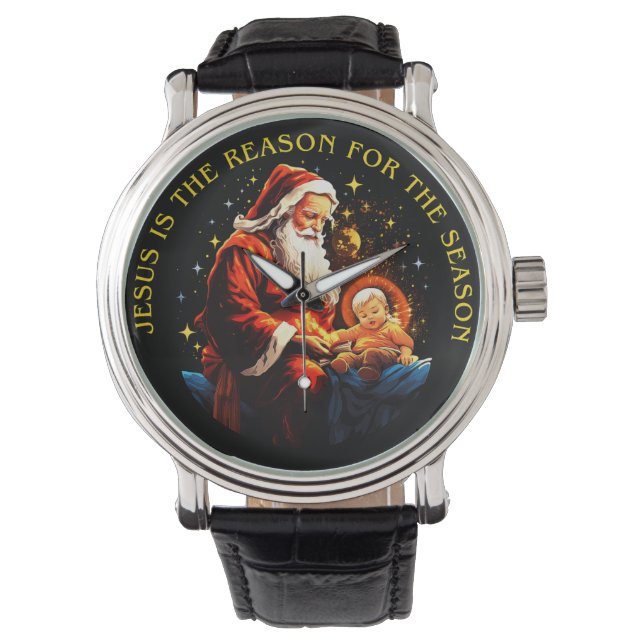 Reloj De Pulsera Navidades observan el cumpleaños de Jesús (Anverso)