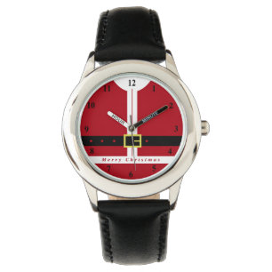 Reloj De Pulsera Navidades observan regalo Funny Santa Claus Design