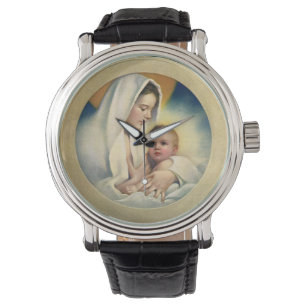 Reloj De Pulsera Navidades religiosos, madoneses y niños