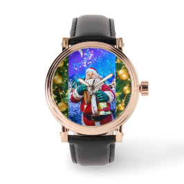 Reloj De Pulsera Navidades rojos Santa Claus en Winter eWatch