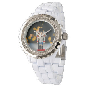 Reloj De Pulsera Navidades SlipperyOrnamento figurio nutcracker de
