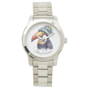 Reloj De Pulsera Navidades Toucan, personalizable