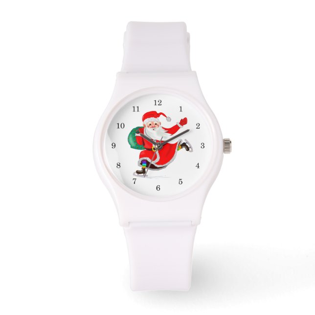 Reloj De Pulsera Navidades vigilan con Santa Claus (Anverso)