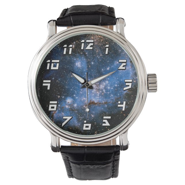 Reloj De Pulsera Nebula NGC 346 Estrellas Infantiles - Hubble Space (Anverso)