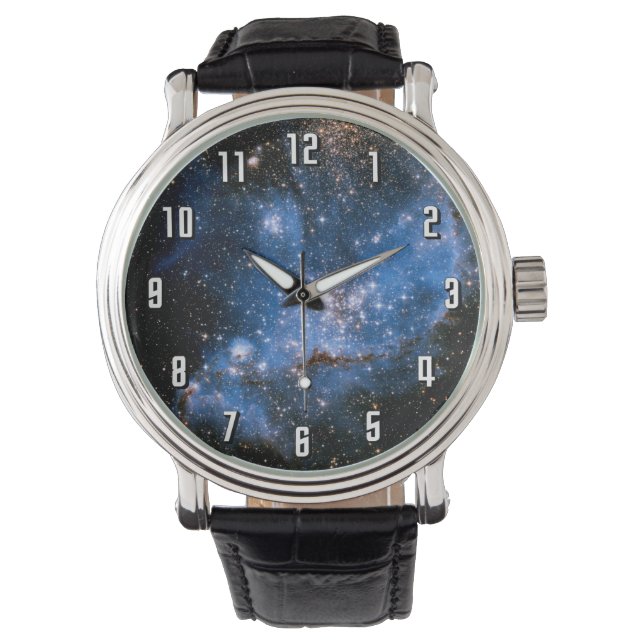 Reloj De Pulsera Nebula NGC 346 Estrellas Infantiles - Hubble Space (Anverso)