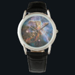 Reloj De Pulsera Nebulosa de galaxia espacial. Estrellas universale<br><div class="desc">La nebulosa espacial y las estrellas observan.</div>