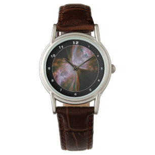 Reloj De Pulsera Nebulosa Hubble & Butterfly - Espacio exterior (Wa