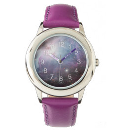 Reloj De Pulsera Nebulosa Orión Astronomía azul marrón beige cielo 