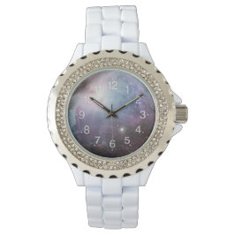 Reloj De Pulsera Nebulosa Orión Astronomía azul marrón beige cielo 