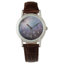 Reloj De Pulsera Nebulosa Orión Astronomía azul marrón beige cielo 