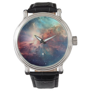 Reloj De Pulsera Nebulosa y galaxias en el espacio