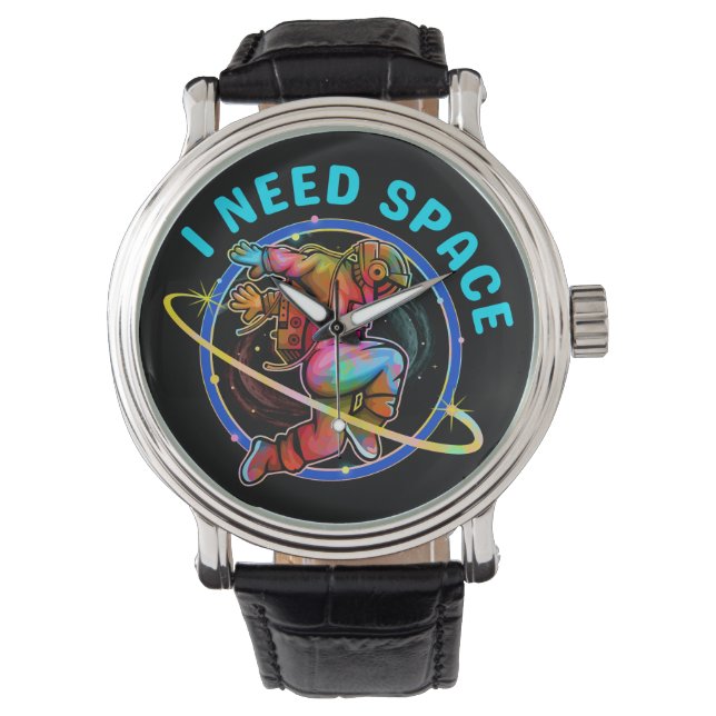 RELOJ DE PULSERA NECESITO ESPACIO  (Anverso)