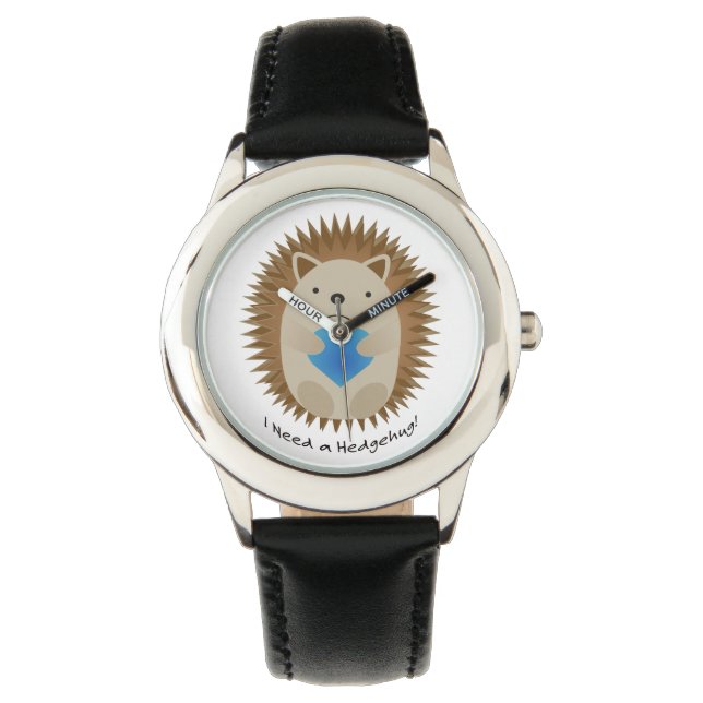 Reloj De Pulsera Necesito un Hedgehog (Anverso)