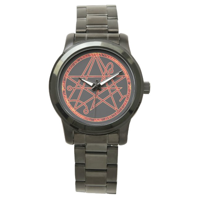 Reloj De Pulsera Necronomicon (burning) (Anverso)