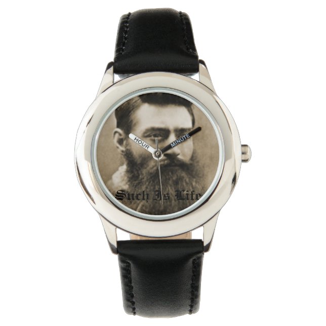 Reloj De Pulsera Ned Kelly Tal es Life Watch (Anverso)