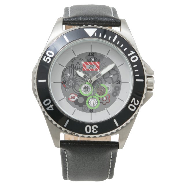 Reloj De Pulsera Negro (Anverso)