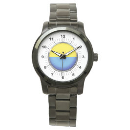 Reloj de pulsera negro oversized para hombres con 