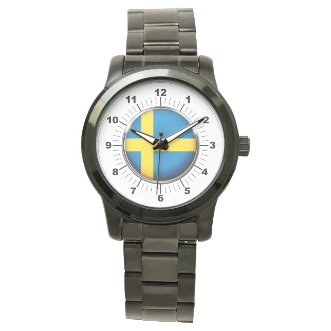 Reloj de pulsera negro sobredimensionado de la ban (Anverso)