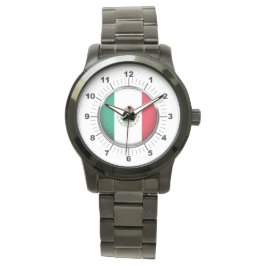 Reloj de pulsera negro sobredimensionado de la ban