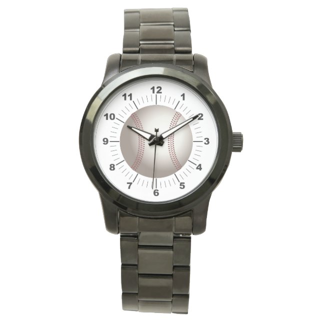 Reloj de pulsera negro sobredimensionado para el b (Anverso)