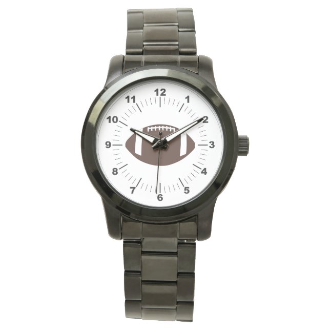 Reloj de pulsera negro sobredimensionado para el f (Anverso)