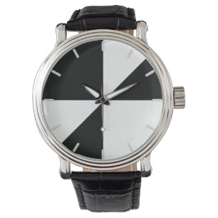 Reloj De Pulsera Negro y blanco moderno
