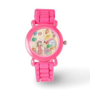 Reloj De Pulsera Nellie ama a los Gorras Niños vigilados