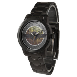 Reloj De Pulsera NeoAnkh Ala Ankh Alada & Disco de Jeroglíficos