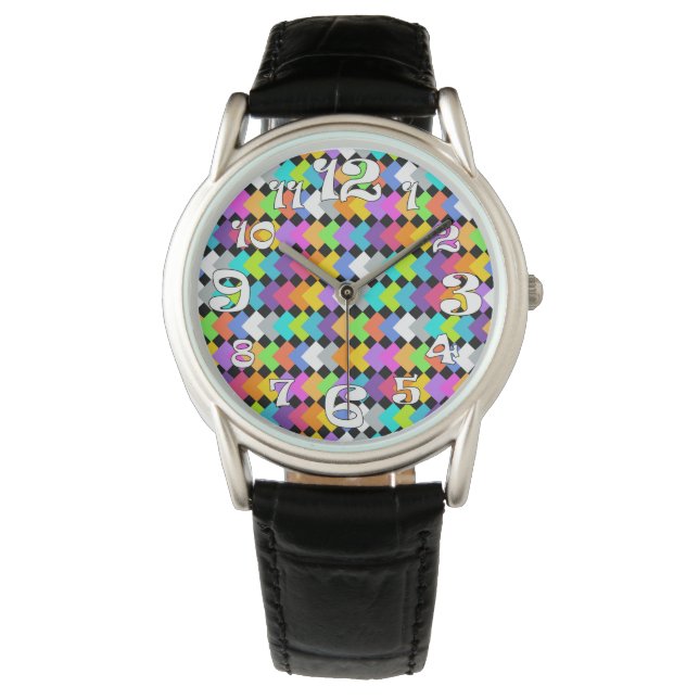 Reloj De Pulsera Neon Diamonds (Anverso)