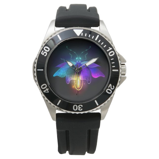 Reloj De Pulsera Neon Firefly en negro (Anverso)